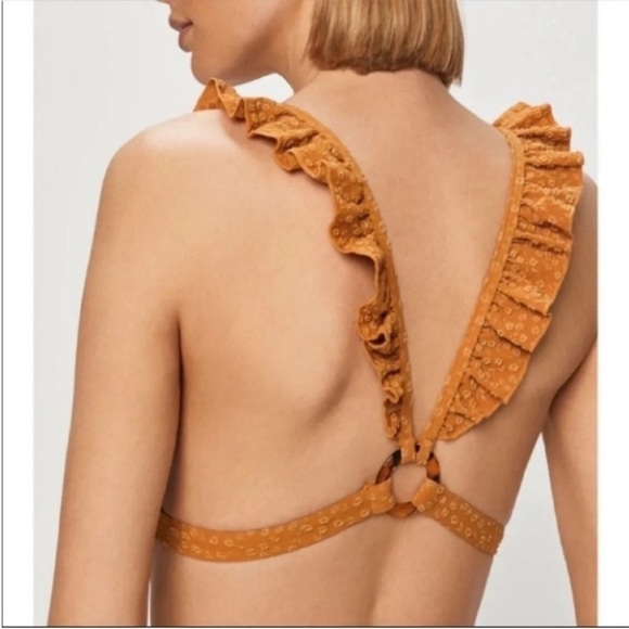 Scotch & Soda Ruffle Jaquard Bikini Set Marigold - Picture 2 of 8